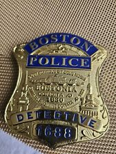 Boston detectives badge for sale  MERTHYR TYDFIL
