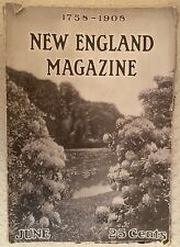 Antiga revista New England de 1758 a 1908 junho Boston flores baleeiras Maine comprar usado  Enviando para Brazil