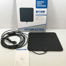 Antena de TV Amazqi preta digital interna 350+ milhas de longo alcance para canais locais, usado comprar usado  Enviando para Brazil