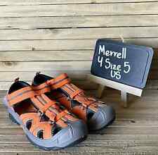 Usado, Sandálias esportivas femininas/crianças grandes Merrell laranja hidro impermeável tamanho 7/5 comprar usado  Enviando para Brazil
