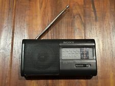 Rádio portátil receptor FM antigo Sony ICF-380 AM - Testado e funciona! comprar usado  Enviando para Brazil
