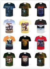 Camisetas femininas/masculinas SAXON ROCK estampadas moda casual manga curta comprar usado  Enviando para Brazil