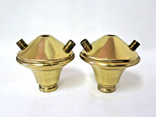 Polished brass lamp for sale  Anna