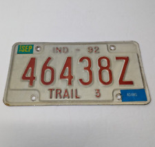 Indiana license plate for sale  Springport
