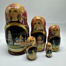 Boneca russa vintage Kremlin Matrioska pintada à mão 5 peças 6,5” comprar usado  Enviando para Brazil