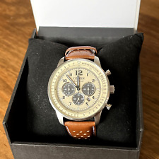 Relógio Masculino Citizen Eco-Drive Couro Marrom Bege 44mm - CA4500-08X MSRP: US$ 320 comprar usado  Enviando para Brazil