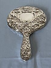 Sterling Silver Hand Held Vanity / Dressing Table Mirror - Birmingham 1975 for sale  Shipping to South Africa