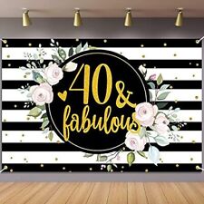 40th birthday banner for sale  Springfield