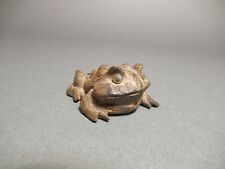 Vintage Japan Cryptomeria Cedar Hand-Carved Frog. for sale  Shipping to South Africa