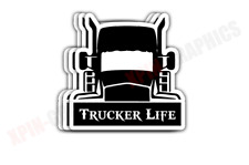 Trucker life vinyl for sale  Long Beach