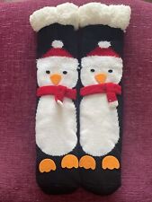Christmas penguin slipper for sale  BUSHEY