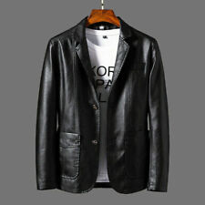 Leather mens slim for sale  Shipping to Ireland