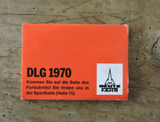 orig. Reklame Deutz Fahr DLG 1970 Karte Traktor Schlepper comprar usado  Enviando para Brazil