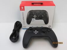 Used, Nitendo PowerA Enhanced Wireless Controller  Switch Black (OB) for sale  Shipping to South Africa