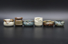 Used, Assorted Miniature Clay Pottery Bowls or Pots x 6 for sale  Shipping to South Africa