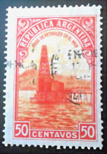 Argentina - Argentine - 1948 Definitive Country products 50 ¢ Oil Rig used (35) segunda mano  Embacar hacia Argentina