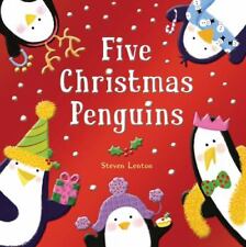 Five christmas penguins for sale  USA
