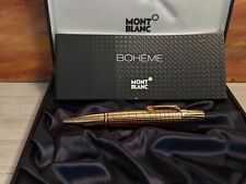 MONTBLANC  Boheme Solitaire Gold Plated Ballpoint Pen, NOS! for sale  Rexburg