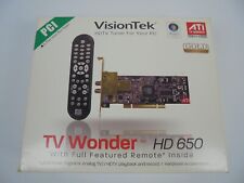 VisionTek TV Wonder HD 650 PCI HDTV Tuner with Remote PCI for sale  Shipping to South Africa