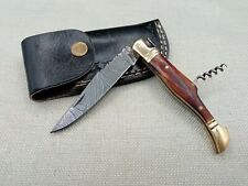 Damascus coltello pieghevole usato  Torino