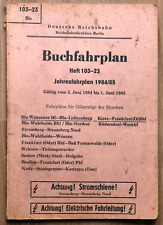 Deutsche reichsbahn buchfahrpl gebraucht kaufen  Mittweida