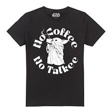 Star Wars Mandalorianos Mens T-shirt Baby Yoda não Café sem Talkie S-2XL Oficial comprar usado  Enviando para Brazil