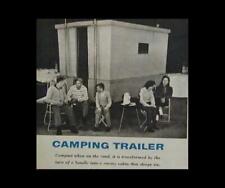 11' Pop-Up Trailer de Viagem/Acampamento 1962 Como Construir Planos Lona, usado comprar usado  Enviando para Brazil