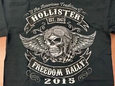 Camiseta HOLLISTER FREEDOM RALLY 2015 DEADSTOCK M MOTO MOTOCICLETA NOVA NOS comprar usado  Enviando para Brazil