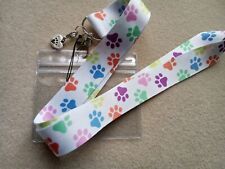 Paw print lanyard for sale  MARCH