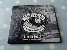 Status Quo Accept No Substitute! Live London O2 13th Dec 2015 2 CD set comprar usado  Enviando para Brazil