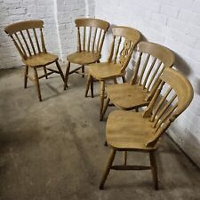 Beech farmhouse chairs for sale  RIPON