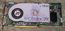 Placa de vídeo MSI GeForce 7800GTX 256MB GDDR3 PCI Express x16 suporte SLI comprar usado  Enviando para Brazil