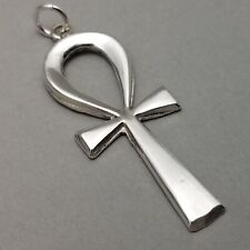 solid silver ankh cross for sale  BOURNEMOUTH