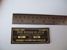 Militaria plaque radio d'occasion  Nogent-sur-Seine