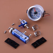 0-30PSI Manuell Boost Controller Kit Blau mit 2" 52mm Turbo Ladedruckanzeige, usado comprar usado  Enviando para Brazil