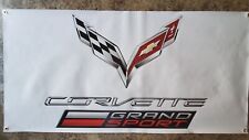 Big Vinilo Banner Corvette C7 Grand Sport Cartel Carreras 4'x2' segunda mano  Embacar hacia Argentina