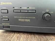 Amplificador estéreo Emerson HT-200 Dolby Pro Logic envolvente vintage sin control remoto, usado segunda mano  Embacar hacia Argentina