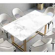 Used, Marble Texture Dining Table Covers Oil-proof  Table Pad Home Decor Tablecloths for sale  Shipping to South Africa