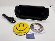 Sistema Sony PSP 3000 preto piano com carregador [região livre] Playstation testado comprar usado  Enviando para Brazil