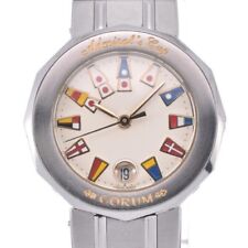 △ CORUM Admirals cup 39.610.20 V-50 relógio feminino data quartzo O#121215 comprar usado  Enviando para Brazil