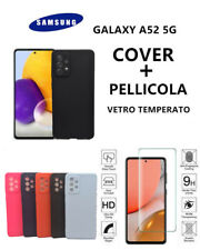 Cover Morbida Custodia Silicone Tpu Opaca pre Samsung Galaxy A52 4G/5G/A52S usato  Milano