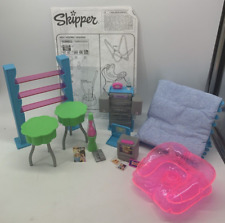 Used, Skipper (Barbie Mattel) Doll Furniture 1990's Y2K Futon, Lamp, TV, Stereo Lot 19 for sale  Shipping to South Africa