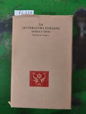 Letteratura italiana storia usato  Carpi