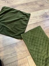 Green cushion covers for sale  NOTTINGHAM