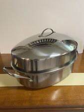 Gourmet Buffet Roasting Turkey Pan Stainless Steel , used for sale  Shipping to South Africa