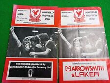 Liverpool football programmes for sale  LEIGH