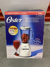 NEW Oster 6693 White 12-Speed 450 watt Blender &  Food Processor Glass Jar, used for sale  Shipping to South Africa