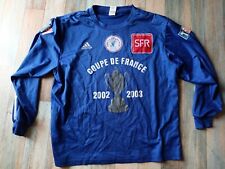 MAILLOT FOOT ADIDAS COUPE DE FRANCE 2002/03 N°8 SFR TAILLE XL/D7 TBE d'occasion  Rennes-