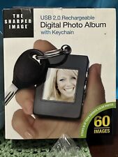 IMAGEM NÍTIDA USB 2.0 recarregável álbum de fotos digital chaveiro 60 imagens leitura comprar usado  Enviando para Brazil