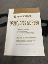Factory Original Suzuki Outboard Motor Owner's Manual DF200 DF225 DF250 2013 for sale  Shipping to South Africa